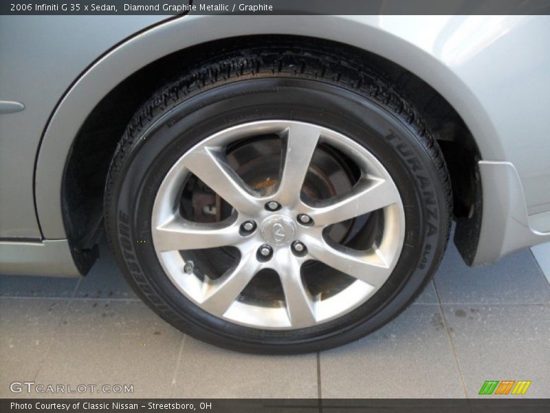 Diamond Graphite Metallic / Graphite 2006 Infiniti G 35 x Sedan