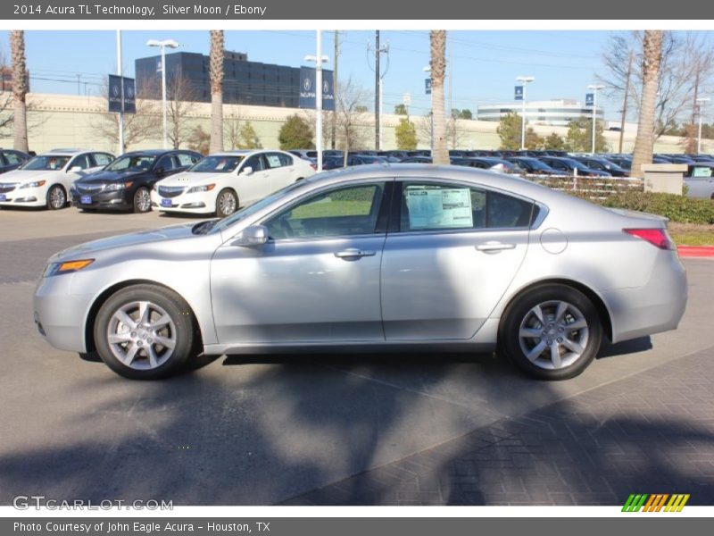 Silver Moon / Ebony 2014 Acura TL Technology