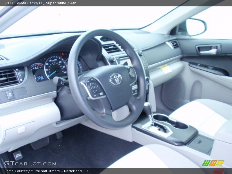 Super White / Ash 2014 Toyota Camry LE