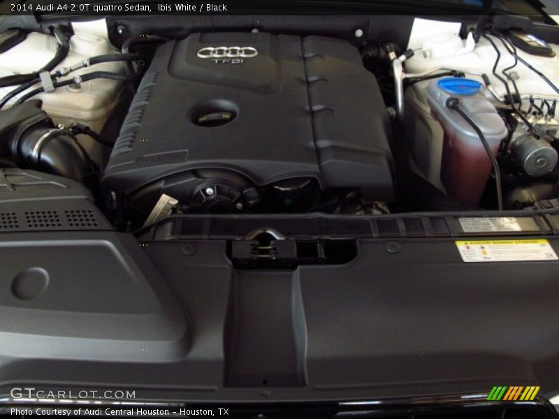  2014 A4 2.0T quattro Sedan Engine - 2.0 Liter Turbocharged FSI DOHC 16-Valve VVT 4 Cylinder