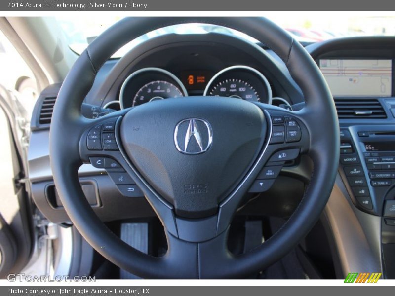 Silver Moon / Ebony 2014 Acura TL Technology