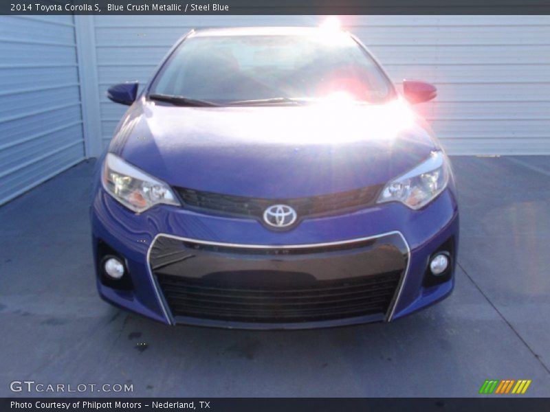 Blue Crush Metallic / Steel Blue 2014 Toyota Corolla S