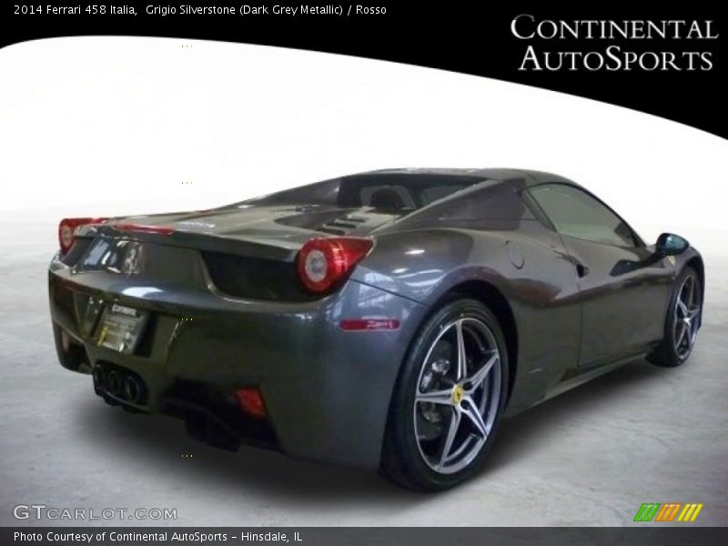 Grigio Silverstone (Dark Grey Metallic) / Rosso 2014 Ferrari 458 Italia