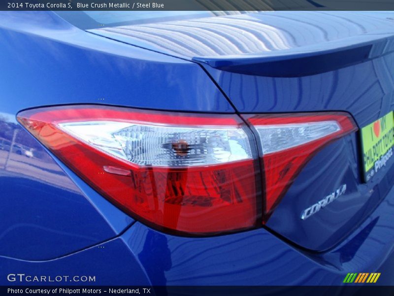 Blue Crush Metallic / Steel Blue 2014 Toyota Corolla S