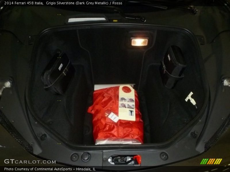 Grigio Silverstone (Dark Grey Metallic) / Rosso 2014 Ferrari 458 Italia