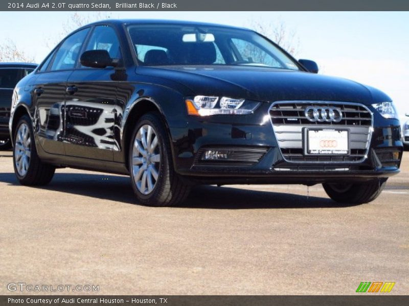 Brilliant Black / Black 2014 Audi A4 2.0T quattro Sedan