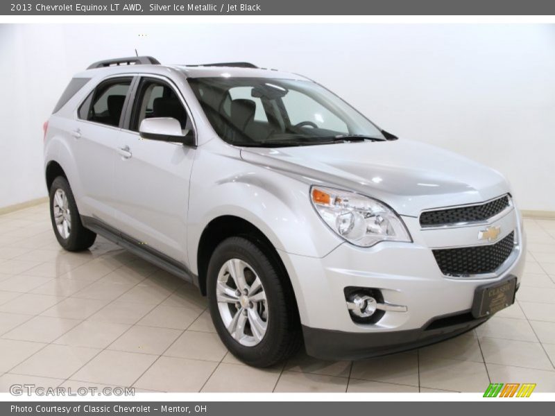 Silver Ice Metallic / Jet Black 2013 Chevrolet Equinox LT AWD