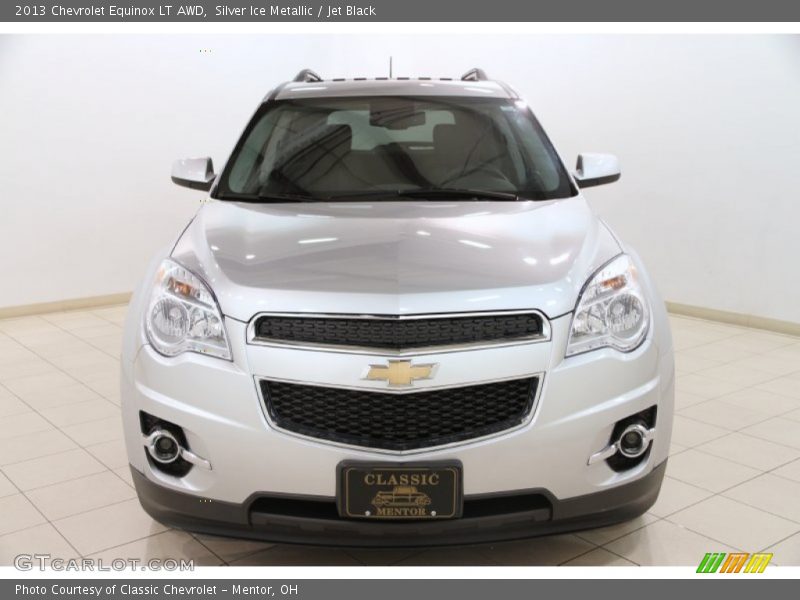 Silver Ice Metallic / Jet Black 2013 Chevrolet Equinox LT AWD
