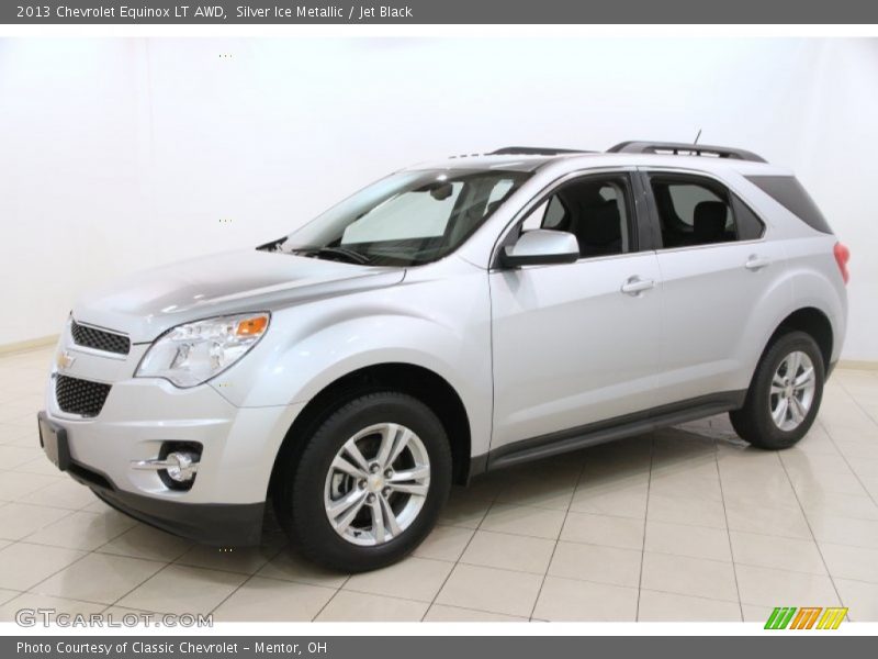 Silver Ice Metallic / Jet Black 2013 Chevrolet Equinox LT AWD
