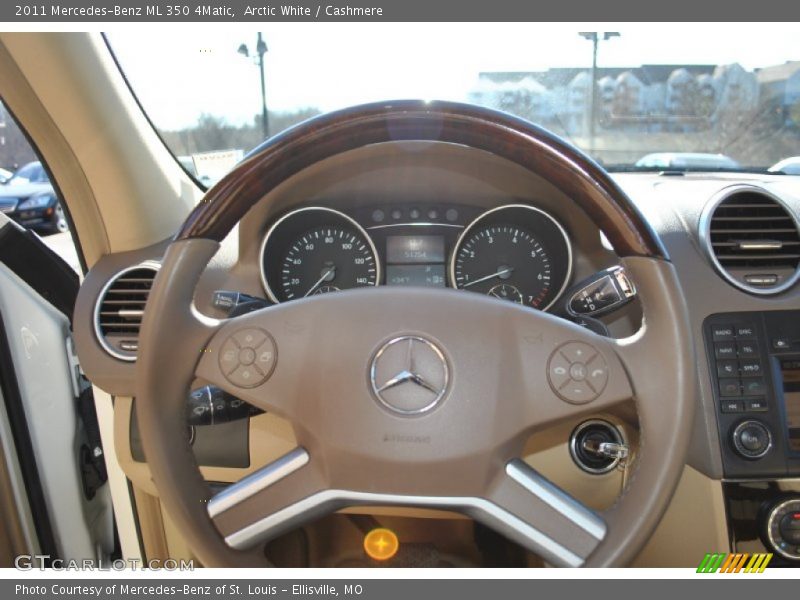 Arctic White / Cashmere 2011 Mercedes-Benz ML 350 4Matic
