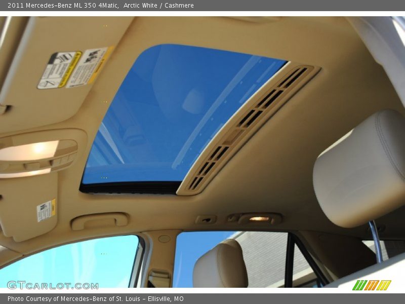 Arctic White / Cashmere 2011 Mercedes-Benz ML 350 4Matic