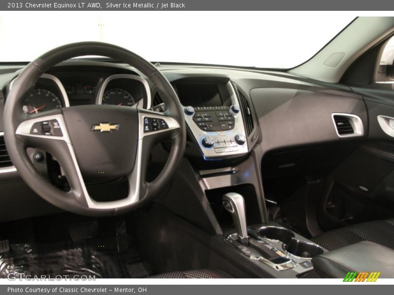 Silver Ice Metallic / Jet Black 2013 Chevrolet Equinox LT AWD