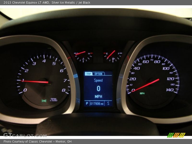 Silver Ice Metallic / Jet Black 2013 Chevrolet Equinox LT AWD