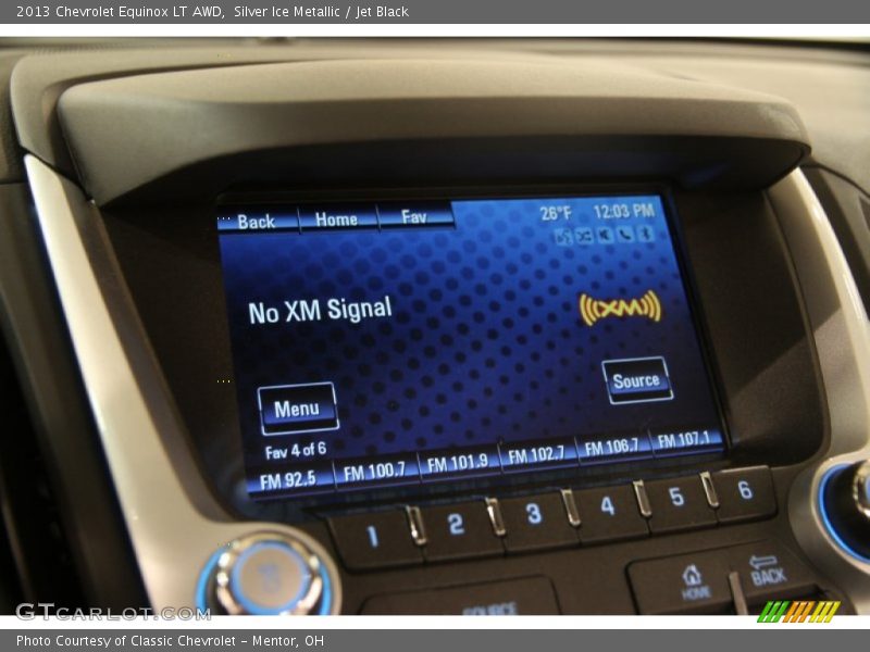 Silver Ice Metallic / Jet Black 2013 Chevrolet Equinox LT AWD