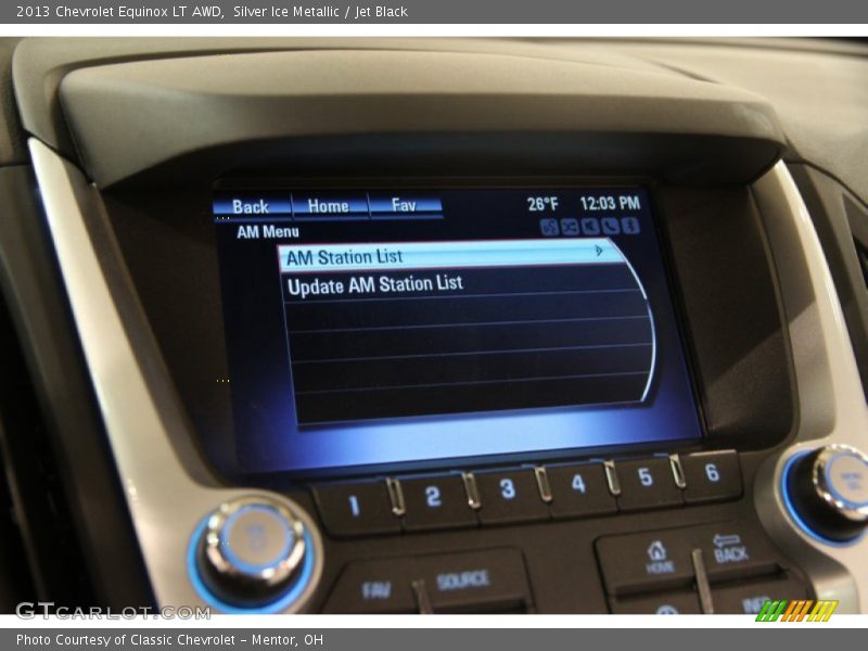 Silver Ice Metallic / Jet Black 2013 Chevrolet Equinox LT AWD