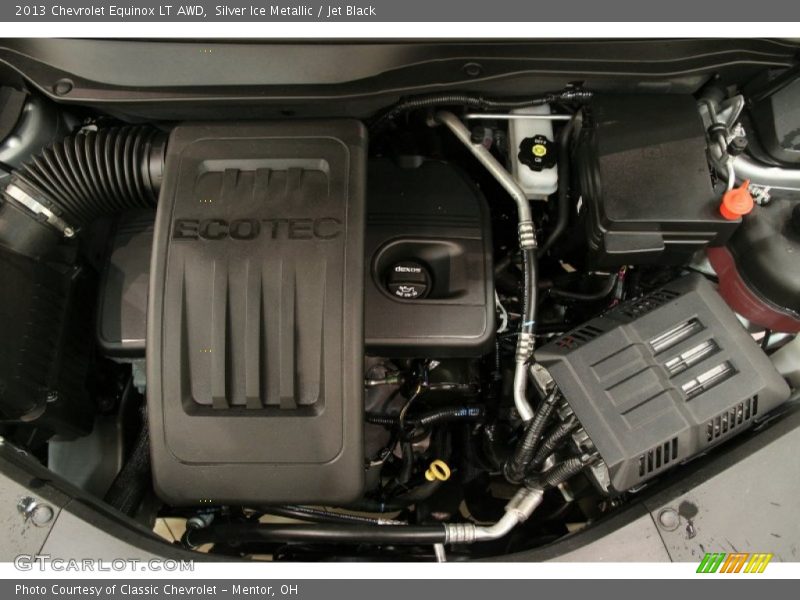 Silver Ice Metallic / Jet Black 2013 Chevrolet Equinox LT AWD