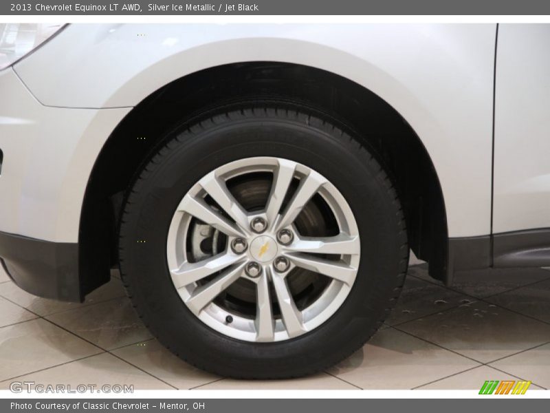 Silver Ice Metallic / Jet Black 2013 Chevrolet Equinox LT AWD
