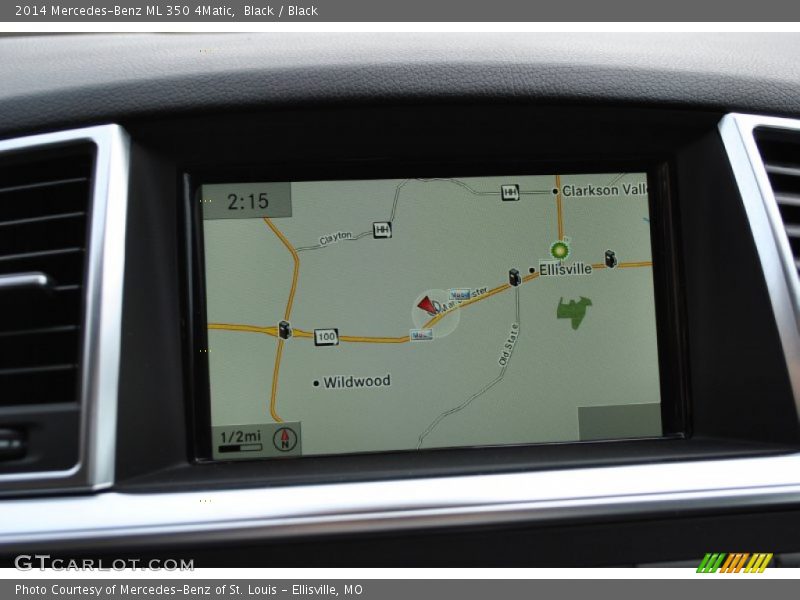 Navigation of 2014 ML 350 4Matic