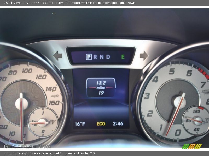  2014 SL 550 Roadster 550 Roadster Gauges