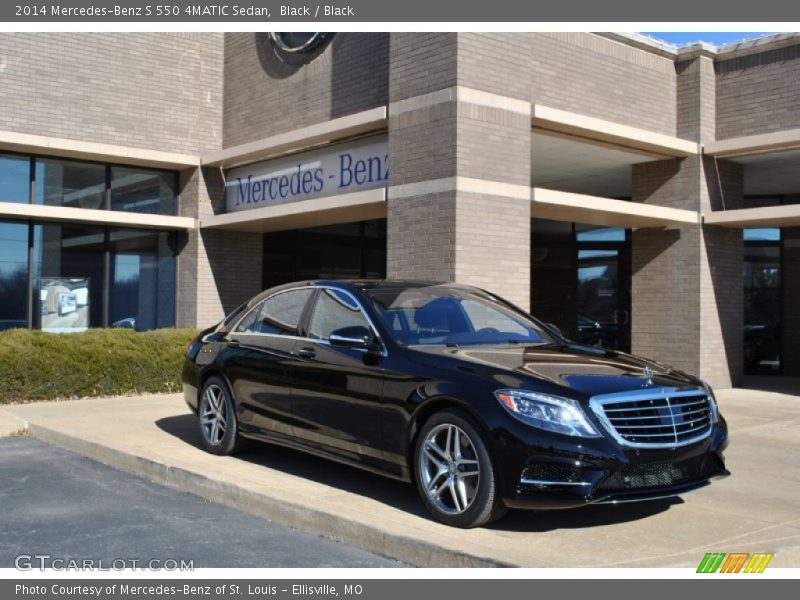 Front 3/4 View of 2014 S 550 4MATIC Sedan