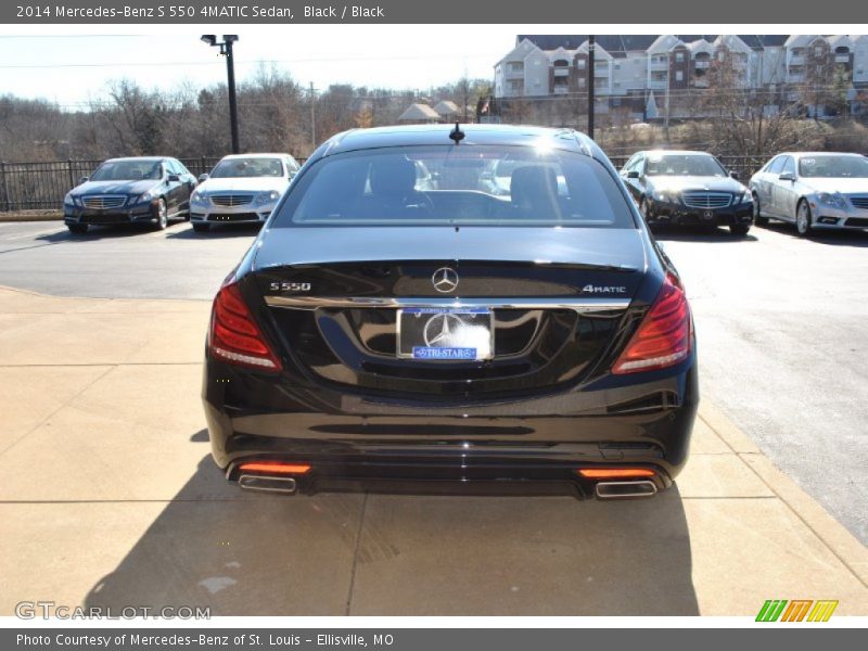 Black / Black 2014 Mercedes-Benz S 550 4MATIC Sedan