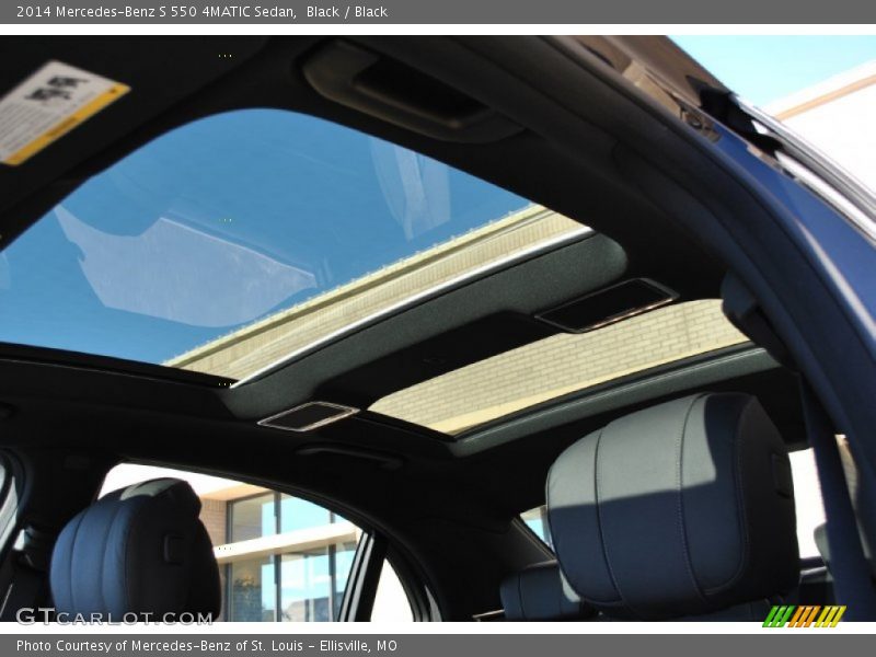 Sunroof of 2014 S 550 4MATIC Sedan