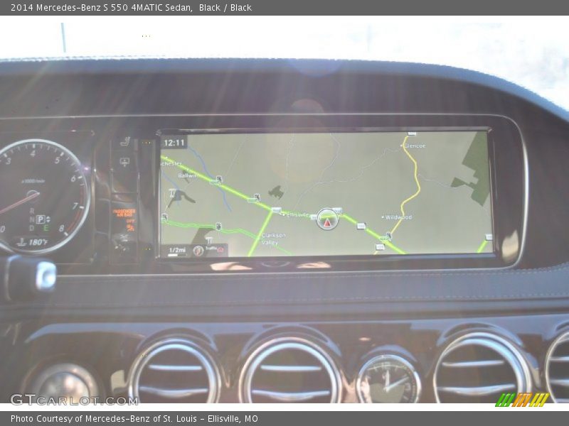 Navigation of 2014 S 550 4MATIC Sedan