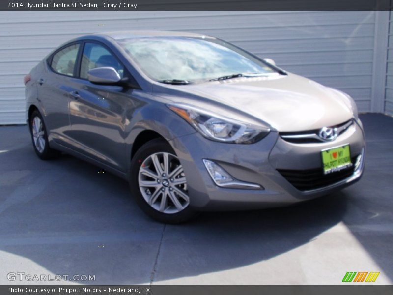 Gray / Gray 2014 Hyundai Elantra SE Sedan