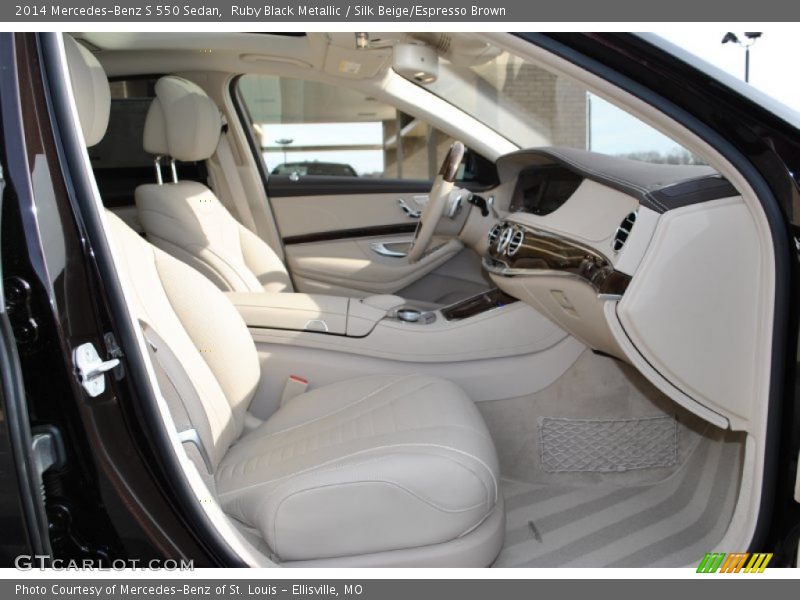  2014 S 550 Sedan Silk Beige/Espresso Brown Interior
