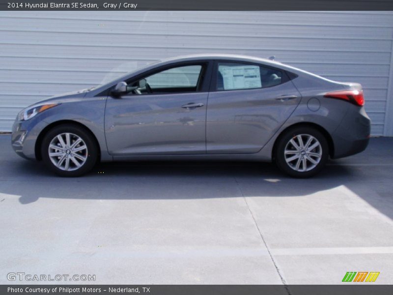 Gray / Gray 2014 Hyundai Elantra SE Sedan