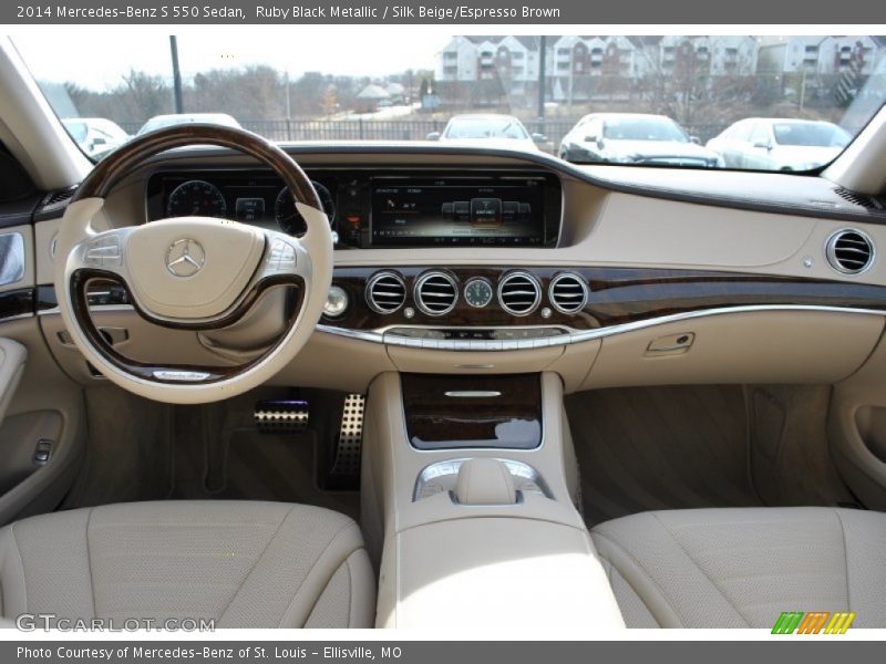 Dashboard of 2014 S 550 Sedan