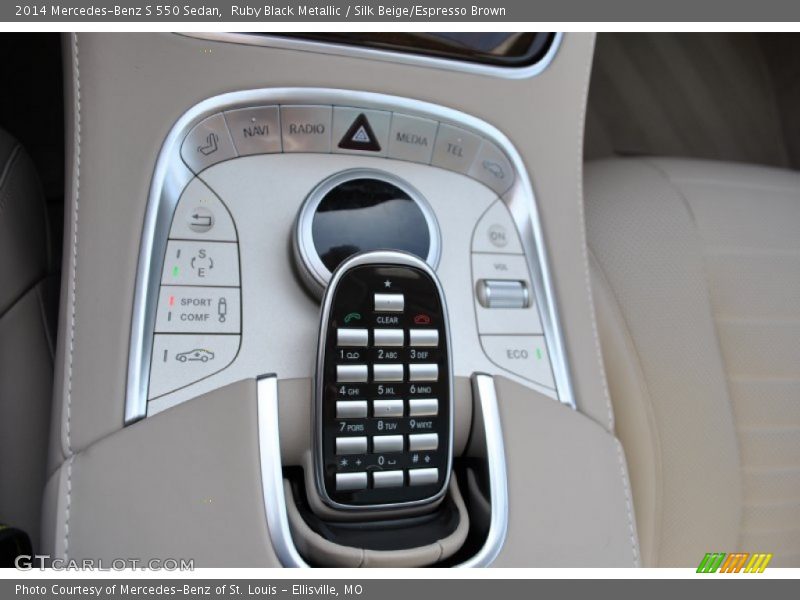 Controls of 2014 S 550 Sedan