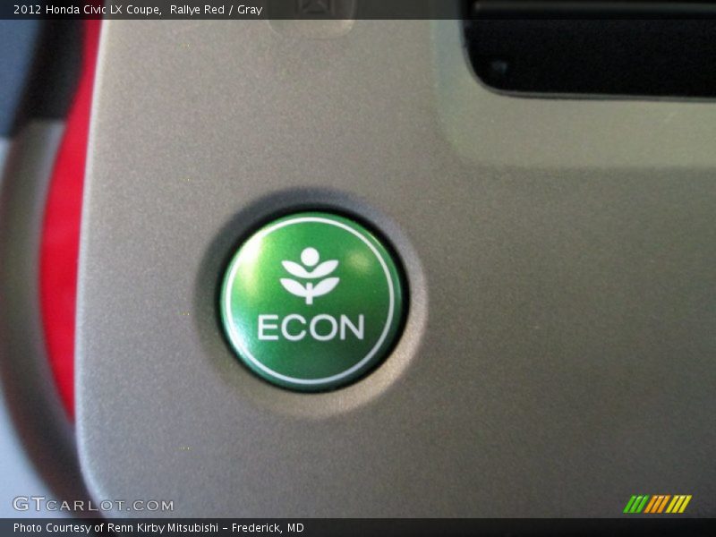 Rallye Red / Gray 2012 Honda Civic LX Coupe