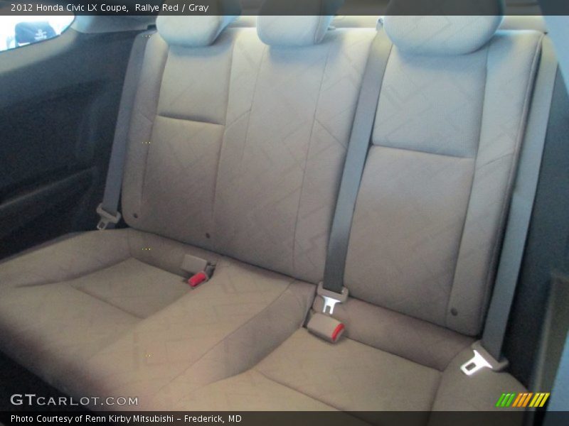 Rallye Red / Gray 2012 Honda Civic LX Coupe