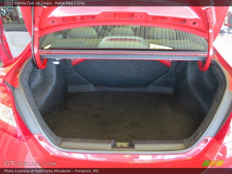Rallye Red / Gray 2012 Honda Civic LX Coupe