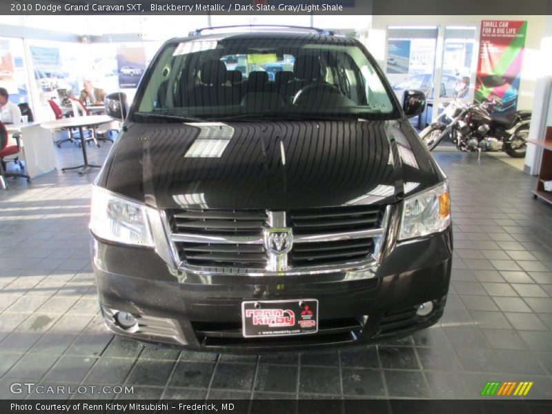 Blackberry Metallic / Dark Slate Gray/Light Shale 2010 Dodge Grand Caravan SXT