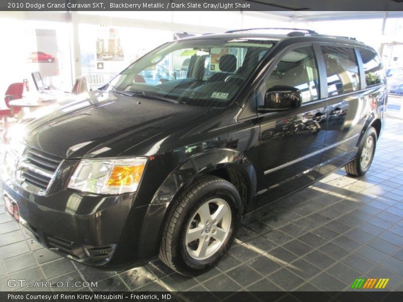 Blackberry Metallic / Dark Slate Gray/Light Shale 2010 Dodge Grand Caravan SXT