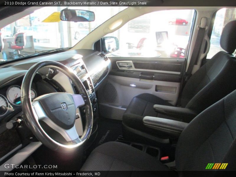 Blackberry Metallic / Dark Slate Gray/Light Shale 2010 Dodge Grand Caravan SXT