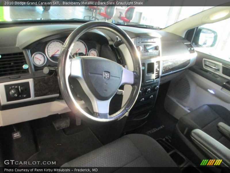 Blackberry Metallic / Dark Slate Gray/Light Shale 2010 Dodge Grand Caravan SXT