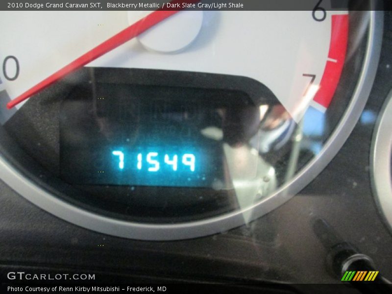 Blackberry Metallic / Dark Slate Gray/Light Shale 2010 Dodge Grand Caravan SXT