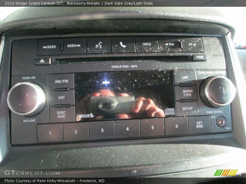 Blackberry Metallic / Dark Slate Gray/Light Shale 2010 Dodge Grand Caravan SXT