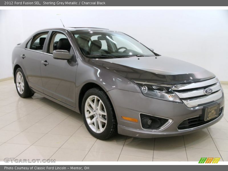 Sterling Grey Metallic / Charcoal Black 2012 Ford Fusion SEL