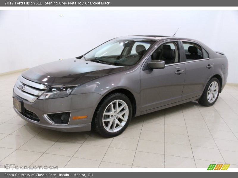Sterling Grey Metallic / Charcoal Black 2012 Ford Fusion SEL