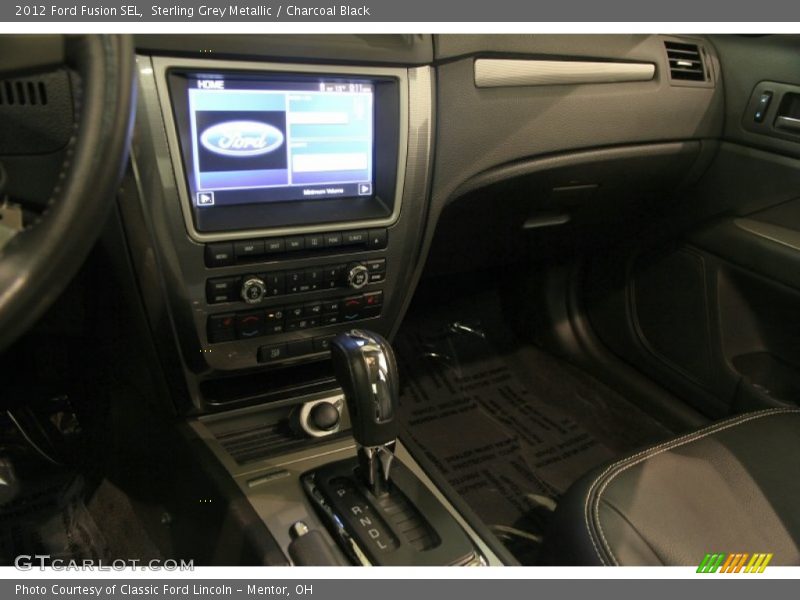 Sterling Grey Metallic / Charcoal Black 2012 Ford Fusion SEL