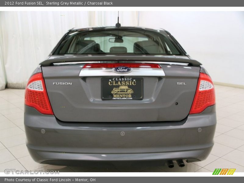 Sterling Grey Metallic / Charcoal Black 2012 Ford Fusion SEL