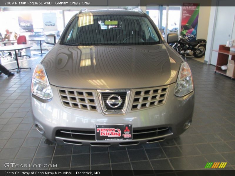 Gotham Gray / Gray 2009 Nissan Rogue SL AWD