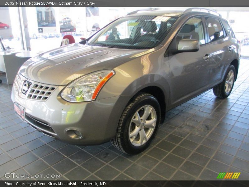 Gotham Gray / Gray 2009 Nissan Rogue SL AWD