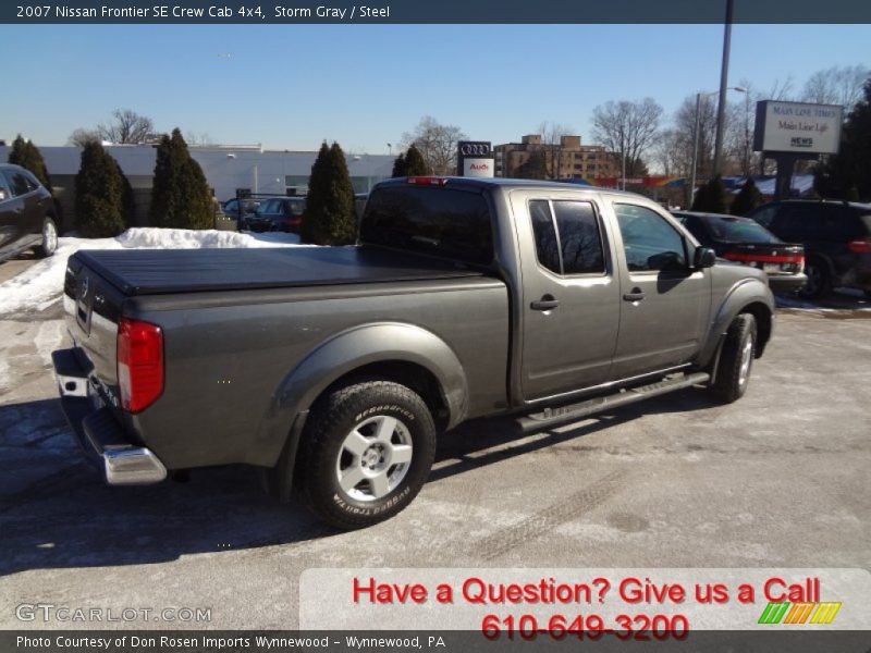 Storm Gray / Steel 2007 Nissan Frontier SE Crew Cab 4x4