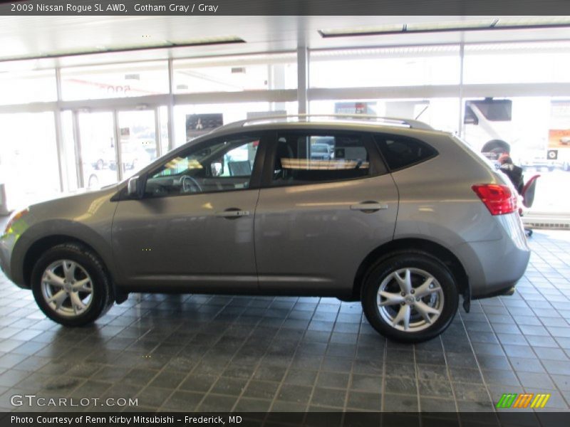Gotham Gray / Gray 2009 Nissan Rogue SL AWD