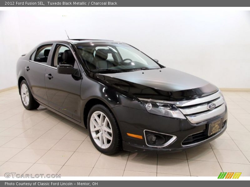 Tuxedo Black Metallic / Charcoal Black 2012 Ford Fusion SEL